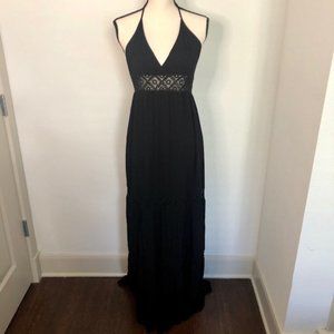 Forever 21 Halter Maxi Dress in Black NWT, Medium